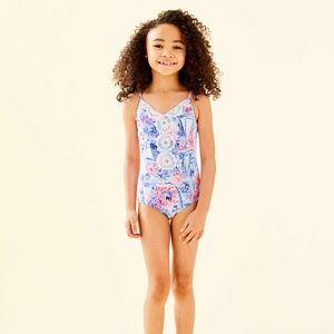 NWT Lilly GIRLS DANICA Swimsuit Sea to Shining Sea
